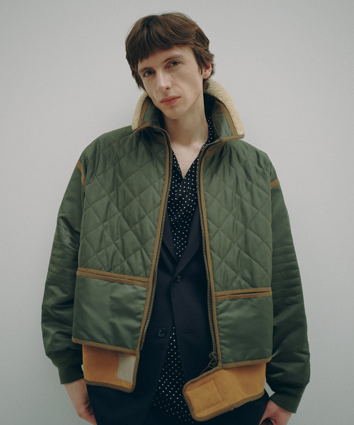 EDIFICE(エディフィス)の「Hedie.+ Nylon Quilting BZ(その他アウター・メンズ・ブラック/カーキ・SMALL/MEDIUM)」の3枚目の写真