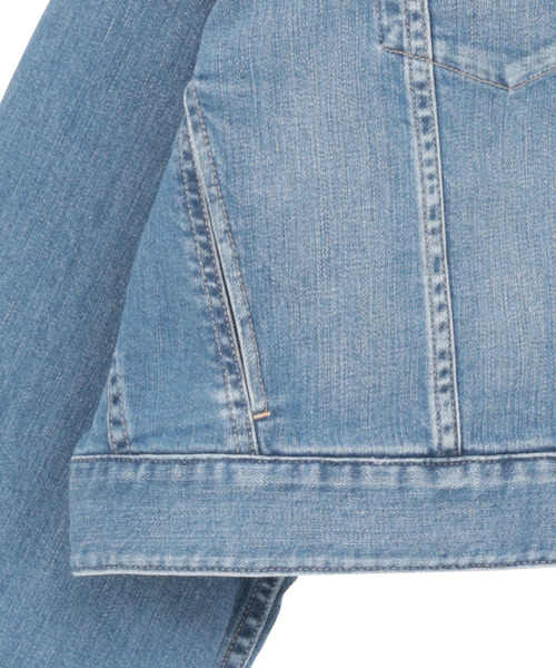 LOGEMENT DE CLAIRE(ロジュモンドクレール)の「【Healthy denim/ヘルシーデニム】Latte(デニムジャケット・レディース・インディゴブルー・FREE)」の12枚目の写真