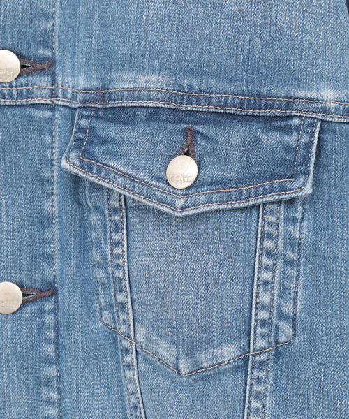 LOGEMENT DE CLAIRE(ロジュモンドクレール)の「【Healthy denim/ヘルシーデニム】Latte(デニムジャケット・レディース・インディゴブルー・FREE)」の13枚目の写真