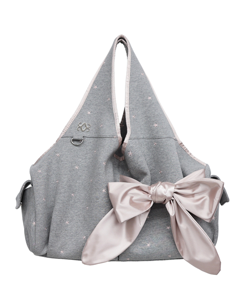 Bow Shoulder Bag (Pink Star)（ショルダーバッグ）｜SIWEOL107 