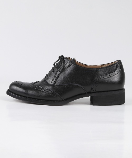 BARCLAY(バークレー)の「BARCLAY(バークレー)定番ウィングチップレースアップシューズ(ドレスシューズ・レディース・ブラック系その他/ブラック・22.5cm/22cm/24.5cm/24cm/23.5cm/23cm)」の4枚目の写真