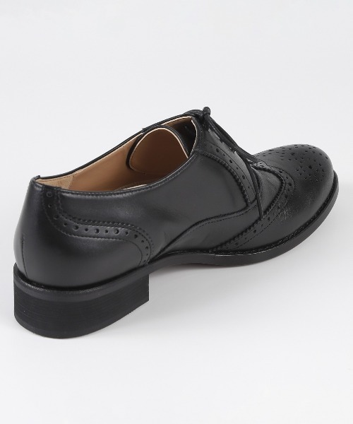 BARCLAY(バークレー)の「BARCLAY(バークレー)定番ウィングチップレースアップシューズ(ドレスシューズ・レディース・ブラック系その他/ブラック・22.5cm/22cm/24.5cm/24cm/23.5cm/23cm)」の5枚目の写真