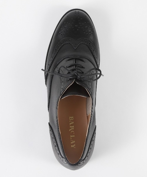 BARCLAY(バークレー)の「BARCLAY(バークレー)定番ウィングチップレースアップシューズ(ドレスシューズ・レディース・ブラック系その他/ブラック・22.5cm/22cm/24.5cm/24cm/23.5cm/23cm)」の6枚目の写真