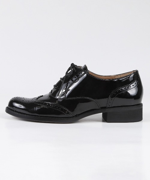 BARCLAY(バークレー)の「BARCLAY(バークレー)定番ウィングチップレースアップシューズ(ドレスシューズ・レディース・ブラック系その他/ブラック・22.5cm/22cm/24.5cm/24cm/23.5cm/23cm)」の8枚目の写真