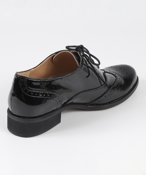 BARCLAY(バークレー)の「BARCLAY(バークレー)定番ウィングチップレースアップシューズ(ドレスシューズ・レディース・ブラック系その他/ブラック・22.5cm/22cm/24.5cm/24cm/23.5cm/23cm)」の9枚目の写真