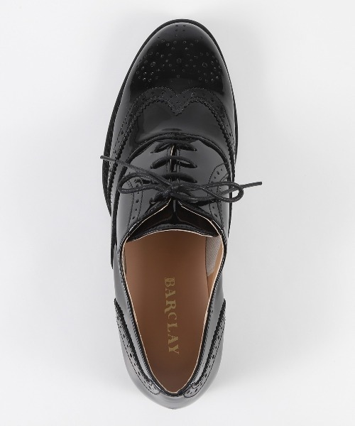 BARCLAY(バークレー)の「BARCLAY(バークレー)定番ウィングチップレースアップシューズ(ドレスシューズ・レディース・ブラック系その他/ブラック・22.5cm/22cm/24.5cm/24cm/23.5cm/23cm)」の10枚目の写真