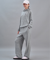 WIDE KNIT PANTS - GREY