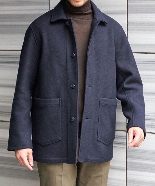 SHIPS(シップス)の「【WEB限定】: メルトン ダブルポケット ジャケット 26FW(その他アウター・メンズ・オリーブ/キャメル/ネイビー/ブラック・SMALL/MEDIUM/LARGE/X-LARGE)」の6枚目の写真