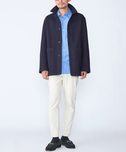 SHIPS(シップス)の「【WEB限定】: メルトン ダブルポケット ジャケット 26FW(その他アウター・メンズ・オリーブ/キャメル/ネイビー/ブラック・SMALL/MEDIUM/LARGE/X-LARGE)」の11枚目の写真