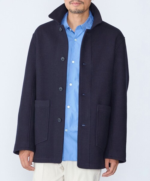 SHIPS(シップス)の「【WEB限定】: メルトン ダブルポケット ジャケット 26FW(その他アウター・メンズ・オリーブ/キャメル/ネイビー/ブラック・SMALL/MEDIUM/LARGE/X-LARGE)」の12枚目の写真