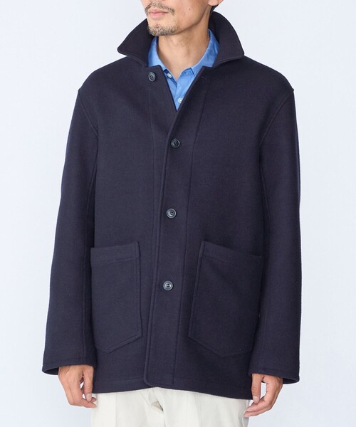 SHIPS(シップス)の「【WEB限定】: メルトン ダブルポケット ジャケット 26FW(その他アウター・メンズ・オリーブ/キャメル/ネイビー/ブラック・SMALL/MEDIUM/LARGE/X-LARGE)」の16枚目の写真