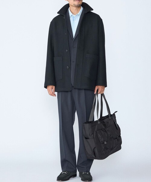 SHIPS(シップス)の「【WEB限定】: メルトン ダブルポケット ジャケット 26FW(その他アウター・メンズ・オリーブ/キャメル/ネイビー/ブラック・SMALL/MEDIUM/LARGE/X-LARGE)」の17枚目の写真