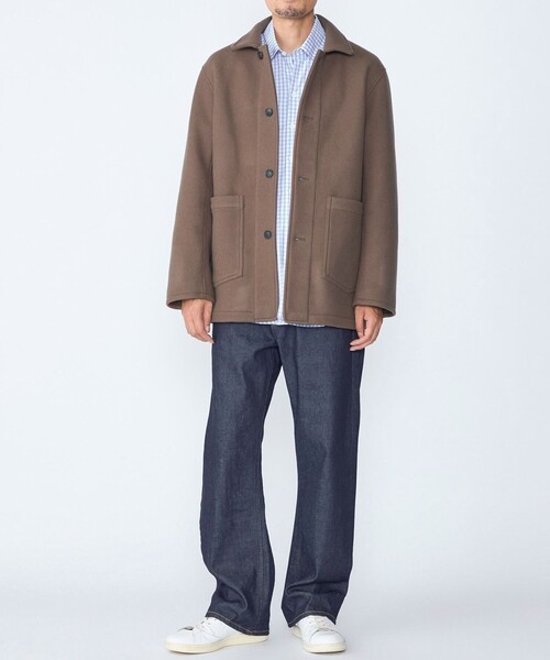 SHIPS(シップス)の「【WEB限定】: メルトン ダブルポケット ジャケット 26FW(その他アウター・メンズ・オリーブ/キャメル/ネイビー/ブラック・SMALL/MEDIUM/LARGE/X-LARGE)」の19枚目の写真