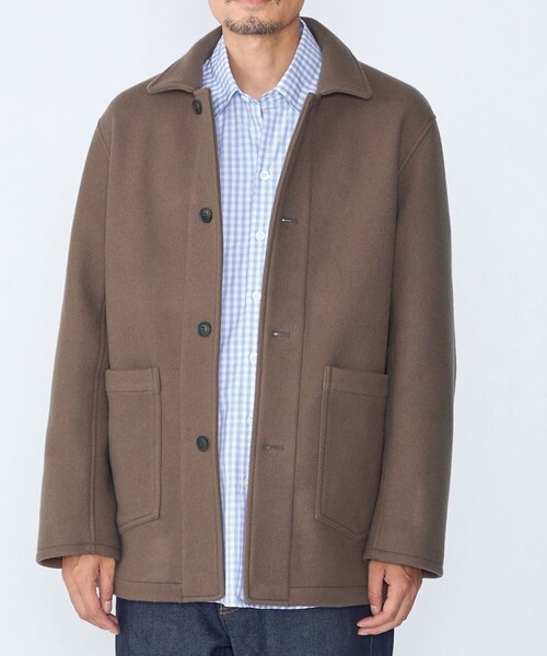 SHIPS(シップス)の「【WEB限定】: メルトン ダブルポケット ジャケット 26FW(その他アウター・メンズ・オリーブ/キャメル/ネイビー/ブラック・SMALL/MEDIUM/LARGE/X-LARGE)」の20枚目の写真