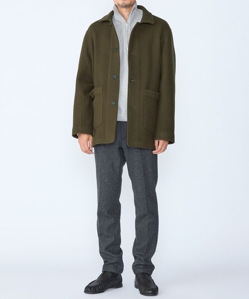 SHIPS(シップス)の「【WEB限定】: メルトン ダブルポケット ジャケット 26FW(その他アウター・メンズ・オリーブ/キャメル/ネイビー/ブラック・SMALL/MEDIUM/LARGE/X-LARGE)」の21枚目の写真