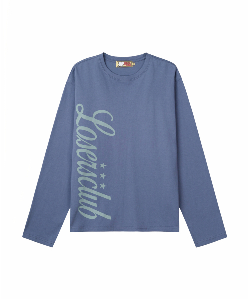 LOSERS CLUB(ルーザーズクラブ)の「LSC ベーシック ロゴ ロングスリーブ ダストブルー(Tシャツ/カットソー・レディース・その他・X-SMALL/SMALL/MEDIUM)」の2枚目の写真