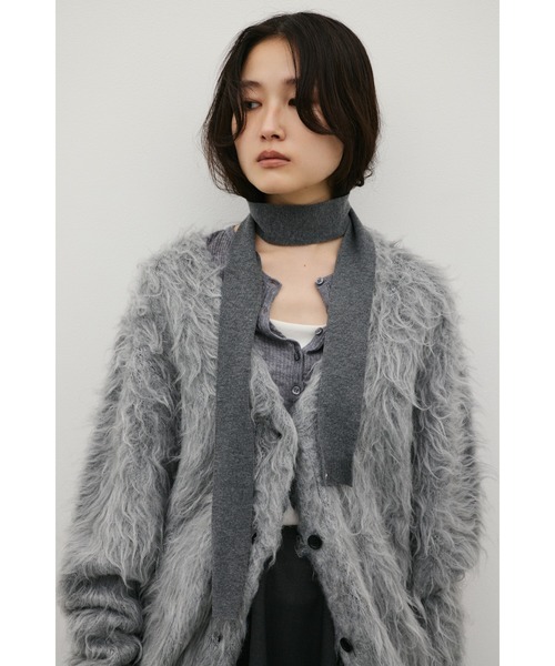 STYLEMIXER（スタイルミキサー）の「シャギーニットカーディガン（カーディガン/ボレロ・レディース・ブラック系その他/グレー/ベージュ・FREE）」の17枚目の写真
