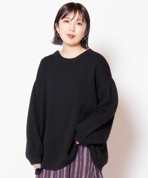 ビッグニットプルオーバー