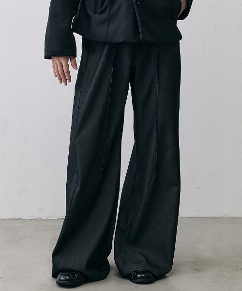 Shoowtime(ショウタイム)の「Grunge Vintage Long Flare Slacks / グランジ ヴィンテージ ロングフレアスラックス(スラックス・メンズ・ブラック系・SMALL/X-LARGE/MEDIUM)」の6枚目の写真