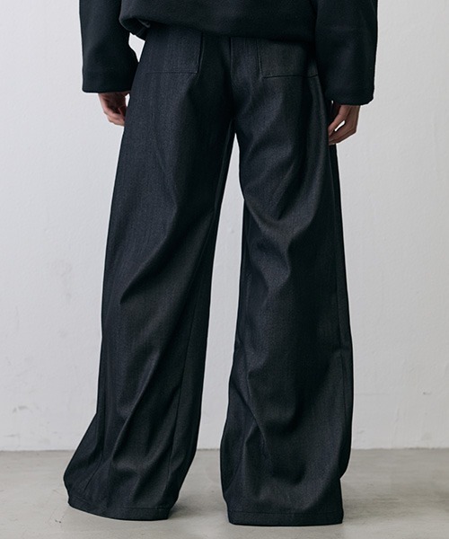 Shoowtime(ショウタイム)の「Grunge Vintage Long Flare Slacks / グランジ ヴィンテージ ロングフレアスラックス(スラックス・メンズ・ブラック系・SMALL/X-LARGE/MEDIUM)」の10枚目の写真