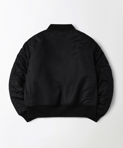 OUTSTANDING(アウトスタンディング)の「MA-1 FLIGHT JACKET(WOOL INSULATION)_BLACK(ブルゾン・メンズ・その他・LARGE/SMALL/MEDIUM)」の2枚目の写真