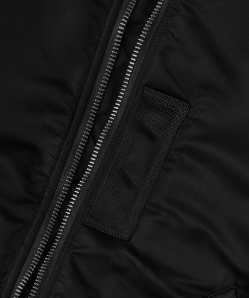 OUTSTANDING(アウトスタンディング)の「MA-1 FLIGHT JACKET(WOOL INSULATION)_BLACK(ブルゾン・メンズ・その他・LARGE/SMALL/MEDIUM)」の5枚目の写真