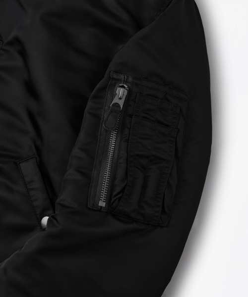 OUTSTANDING(アウトスタンディング)の「MA-1 FLIGHT JACKET(WOOL INSULATION)_BLACK(ブルゾン・メンズ・その他・LARGE/SMALL/MEDIUM)」の6枚目の写真