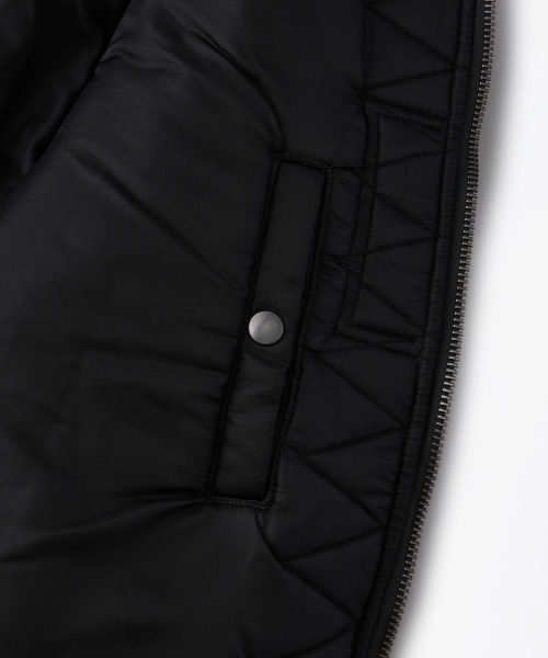 OUTSTANDING(アウトスタンディング)の「MA-1 FLIGHT JACKET(WOOL INSULATION)_BLACK(ブルゾン・メンズ・その他・LARGE/SMALL/MEDIUM)」の9枚目の写真
