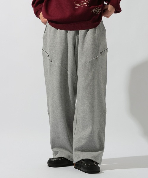 niko and...(ニコアンド)の「ワイドZIPスウェットパンツ(スウェットパンツ・メンズ・グレー/ブラック・LARGE/MEDIUM)」の6枚目の写真