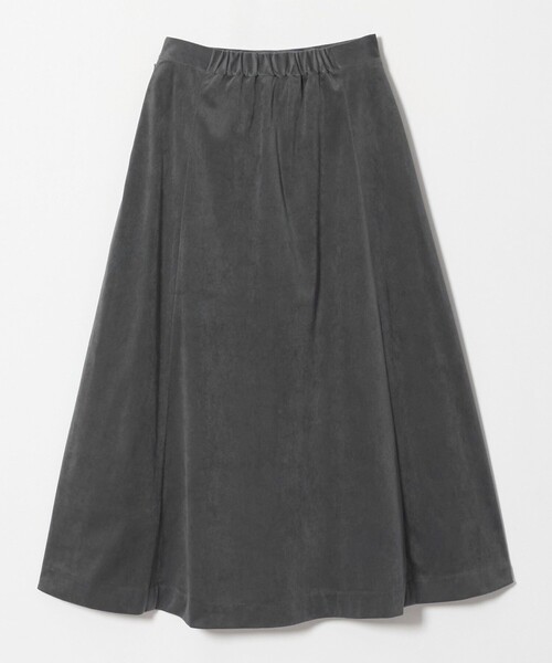 A DAY IN THE LIFE UNITED ARROWS(アデイインザライフユナイテッドアローズ)の「ツイル コーデュロイ フレアスカート ‐ウォッシャブル‐<A DAY IN THE LIFE>(スカート・レディース・オフホワイト/ダークグレー/ネイビー・36/38)」の4枚目の写真