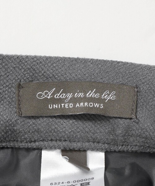 A DAY IN THE LIFE UNITED ARROWS(アデイインザライフユナイテッドアローズ)の「ツイル コーデュロイ フレアスカート ‐ウォッシャブル‐<A DAY IN THE LIFE>(スカート・レディース・オフホワイト/ダークグレー/ネイビー・36/38)」の14枚目の写真