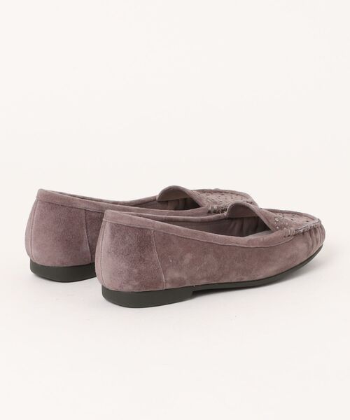 UnReef（アンリーフ）の「ホットフィックスモカシューズ（パンプス・レディース・サンドベージュ/ブラック・22.5cm/23.0cm/23.5cm/24.0cm/24.5cm）」の3枚目の写真