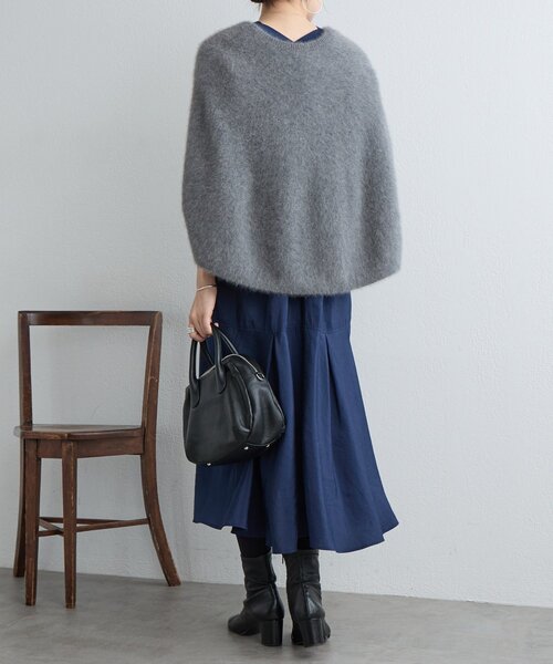 BEARDSLEY(ビアズリー)の「《WEB限定》カラーレスシャツワンピース(ワンピース・レディース・ブラック/カーキ/ネイビー・0/1)」の11枚目の写真