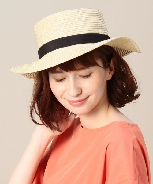 BEAUTY&YOUTH UNITED ARROWS（ビューティーアンドユースユナイテッドアローズ）の「BY ペーパーカンカンハット◆（ハット・レディース・ブラック/ブラウン/ホワイト/ベージュ・FREE）」の3枚目の写真