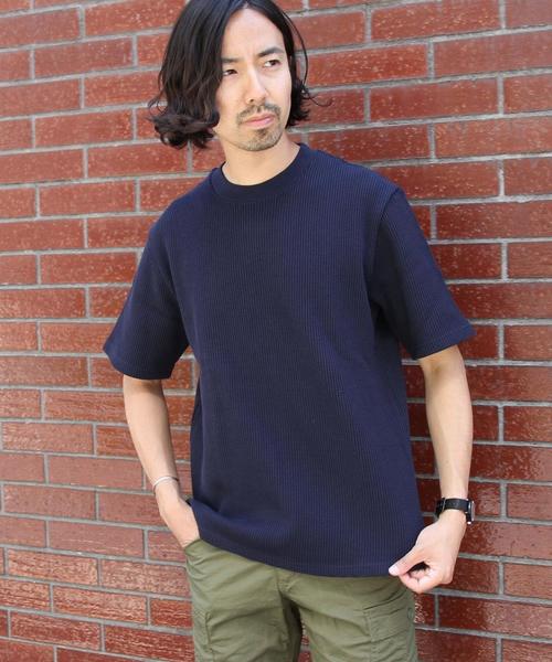 coen(コーエン)の「ミニワッフルサーマルビッグT(Tシャツ/カットソー・メンズ・ホワイト/ブラック/ベージュ/ネイビー・SMALL/X-LARGE/MEDIUM/LARGE)」の4枚目の写真