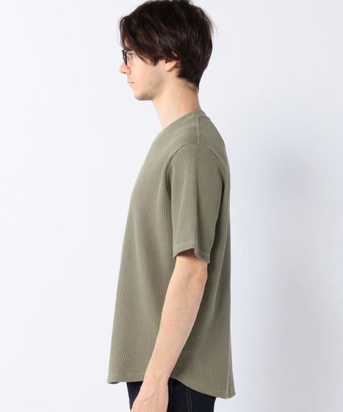 coen(コーエン)の「ミニワッフルサーマルビッグT(Tシャツ/カットソー・メンズ・ホワイト/ブラック/ベージュ/ネイビー・SMALL/X-LARGE/MEDIUM/LARGE)」の7枚目の写真