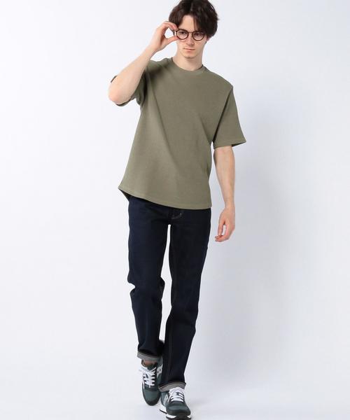 coen(コーエン)の「ミニワッフルサーマルビッグT(Tシャツ/カットソー・メンズ・ホワイト/ブラック/ベージュ/ネイビー・SMALL/X-LARGE/MEDIUM/LARGE)」の8枚目の写真