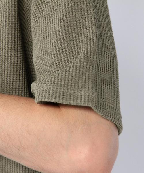 coen(コーエン)の「ミニワッフルサーマルビッグT(Tシャツ/カットソー・メンズ・ホワイト/ブラック/ベージュ/ネイビー・SMALL/X-LARGE/MEDIUM/LARGE)」の10枚目の写真