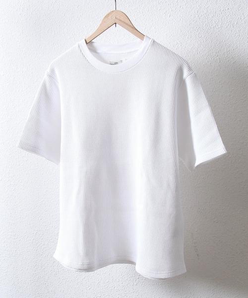 coen(コーエン)の「ミニワッフルサーマルビッグT(Tシャツ/カットソー・メンズ・ホワイト/ブラック/ベージュ/ネイビー・SMALL/X-LARGE/MEDIUM/LARGE)」の22枚目の写真
