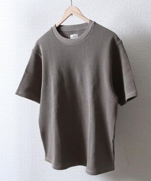 coen(コーエン)の「ミニワッフルサーマルビッグT(Tシャツ/カットソー・メンズ・ホワイト/ブラック/ベージュ/ネイビー・SMALL/X-LARGE/MEDIUM/LARGE)」の16枚目の写真