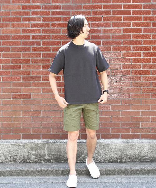 coen(コーエン)の「ミニワッフルサーマルビッグT(Tシャツ/カットソー・メンズ・ホワイト/ブラック/ベージュ/ネイビー・SMALL/X-LARGE/MEDIUM/LARGE)」の11枚目の写真