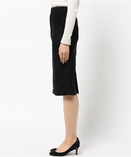 mystic（ミスティック）の「コーデュロイタイトスカート（スカート・レディース・キャメル/ピンク/ブラック/グレー・ﾌﾘ-）」の6枚目の写真