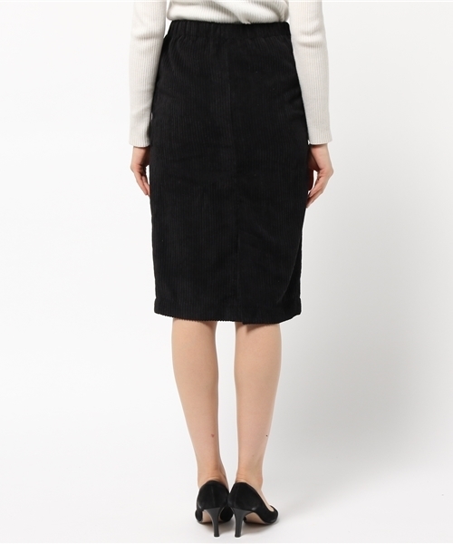 mystic（ミスティック）の「コーデュロイタイトスカート（スカート・レディース・キャメル/ピンク/ブラック/グレー・ﾌﾘ-）」の7枚目の写真