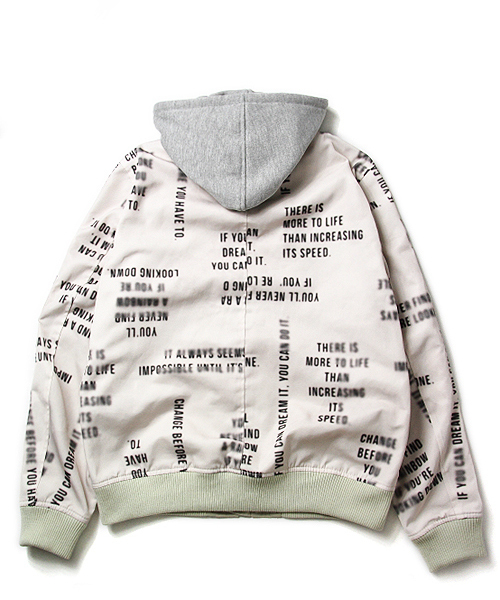JACKROSE(ジャックローズ)の「脱着フード英字転写リバーシブルMA-1 (MA-1・メンズ・ブラック/アイボリー・L/M/XL)」の16枚目の写真