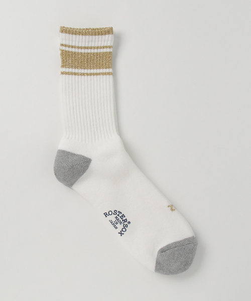 ROSTER SOX（ロスターソックス）の「Long DMC（ソックス/靴下・メンズ・ゴールド/シルバー・FREE）」の2枚目の写真