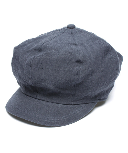 BEAMS BOY（ビームスボーイ）の「O.LinenSolidｷｬｽ（キャスケット・レディース・ナチュラル/ネイビー・ONE SIZE）」の8枚目の写真
