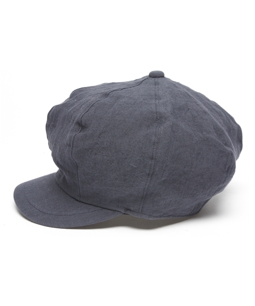 BEAMS BOY（ビームスボーイ）の「O.LinenSolidｷｬｽ（キャスケット・レディース・ナチュラル/ネイビー・ONE SIZE）」の3枚目の写真