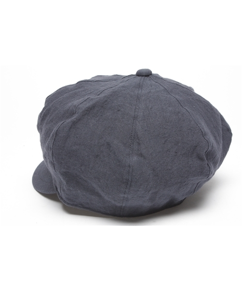 BEAMS BOY（ビームスボーイ）の「O.LinenSolidｷｬｽ（キャスケット・レディース・ナチュラル/ネイビー・ONE SIZE）」の4枚目の写真