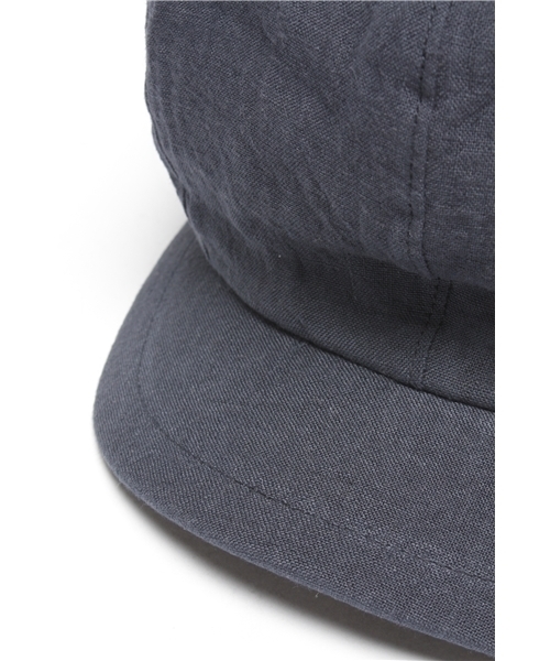 BEAMS BOY（ビームスボーイ）の「O.LinenSolidｷｬｽ（キャスケット・レディース・ナチュラル/ネイビー・ONE SIZE）」の5枚目の写真