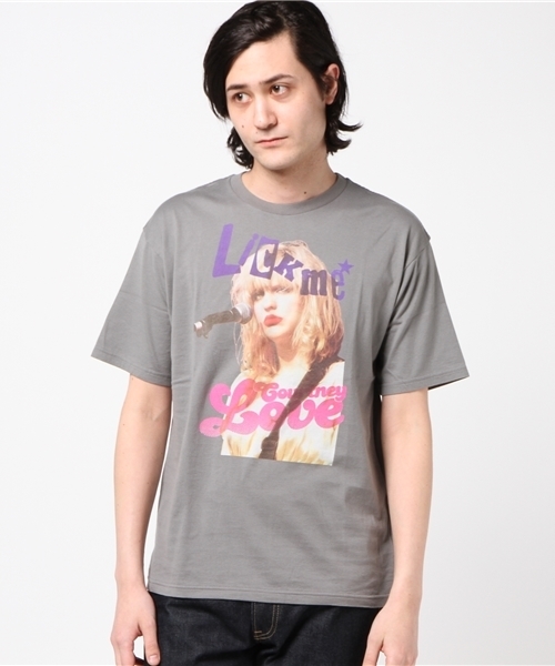 HYSTERIC GLAMOUR（ヒステリックグラマー）の「CL/LICK ME★LOVE プリント Tシャツ（Tシャツ/カットソー・メンズ・ブラック/ホワイト/カーキ・X-SMALL/SMALL/MEDIUM/LARGE）」の12枚目の写真